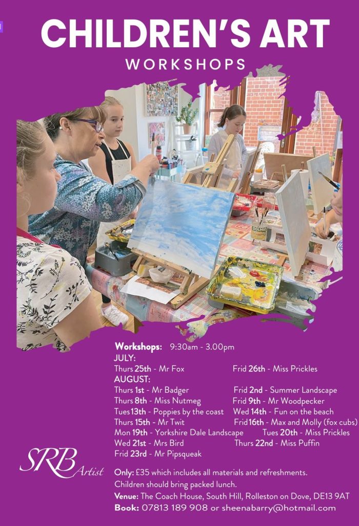 Children's Art Workshops Burton on Trent