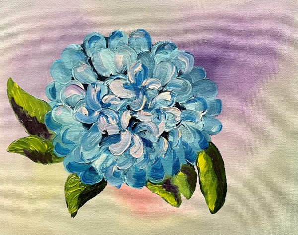 Blue Hydrangea Sheena Barry Artist